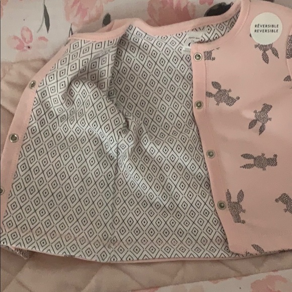 Reversible baby girl 6m sweater - Picture 2 of 4